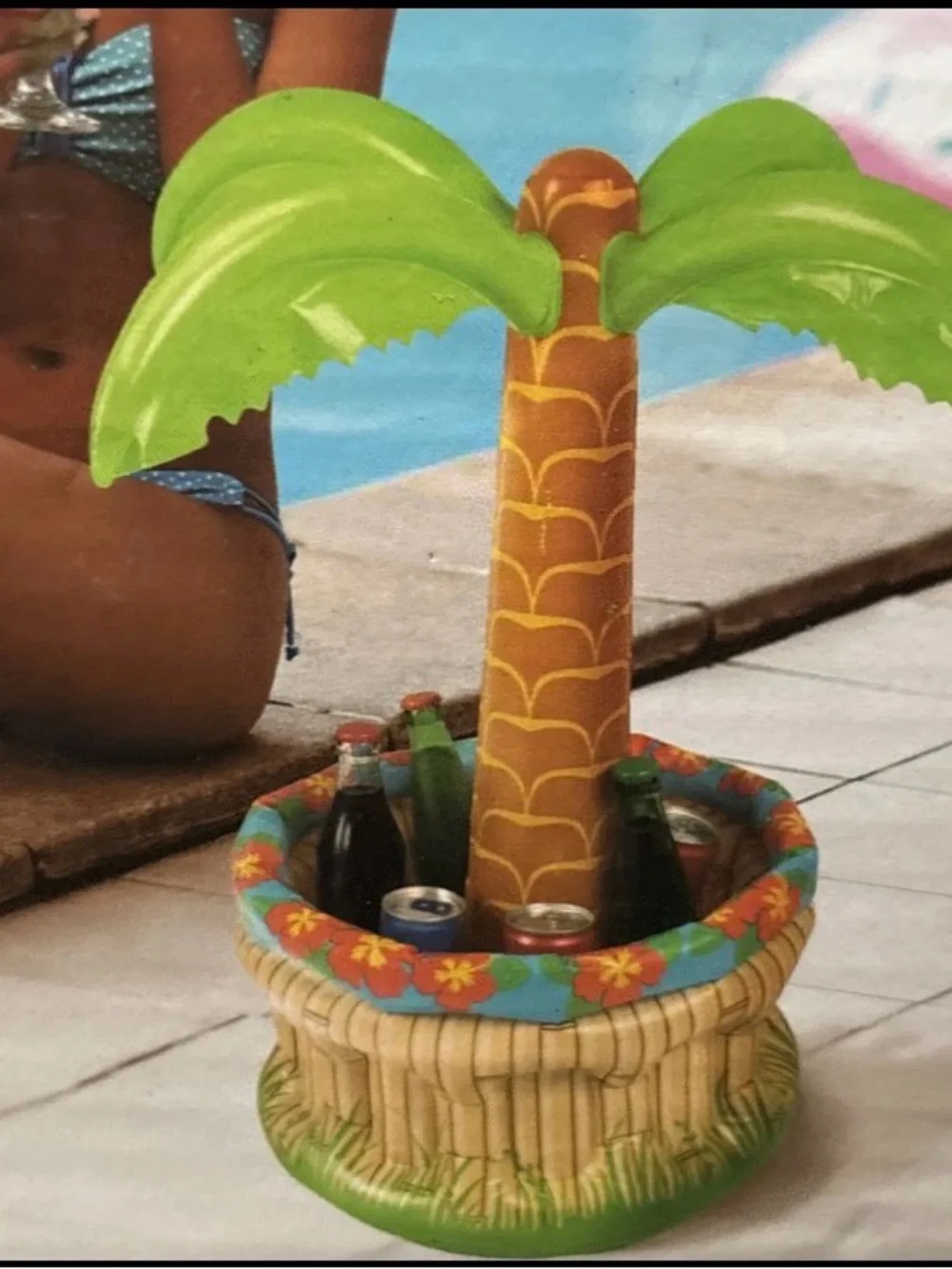 Crane Floating Drink and Ice Holder Palm Tree